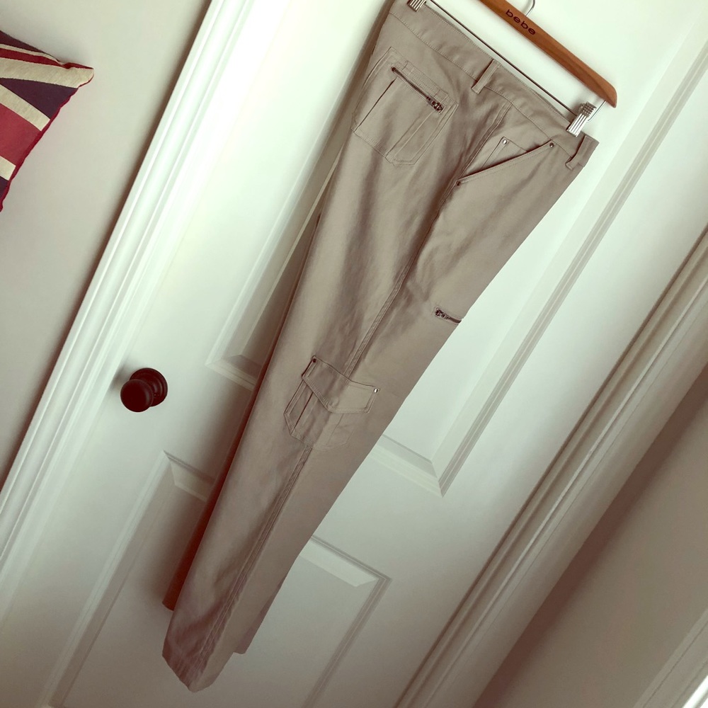 Khaki cargo pants